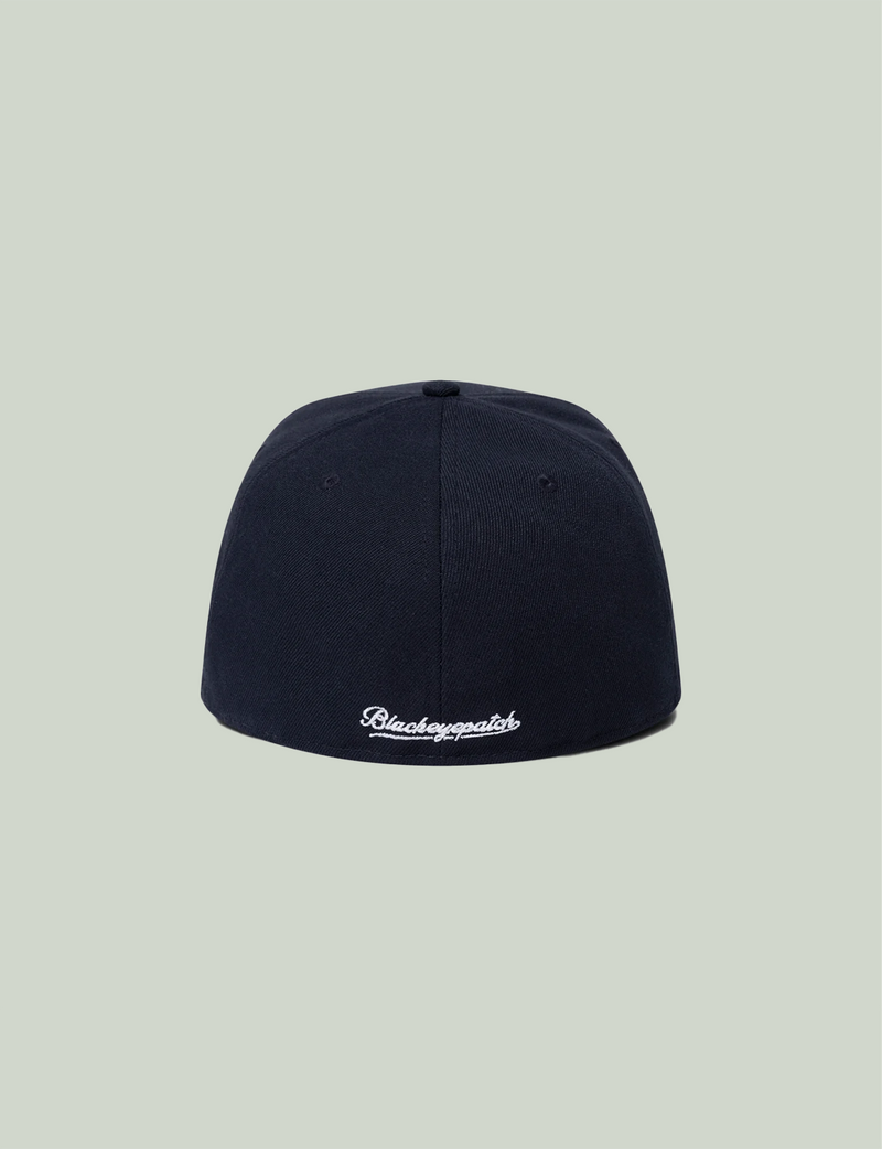 B EMBLEM PRE CURVED NEW ERA CAP