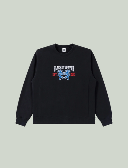 HERALDIC COLLEGE CREW SWEAT