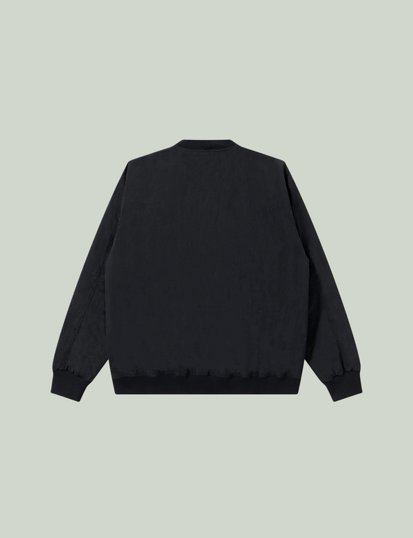 BLACKLETTER V NECK NYLON PULLOVER