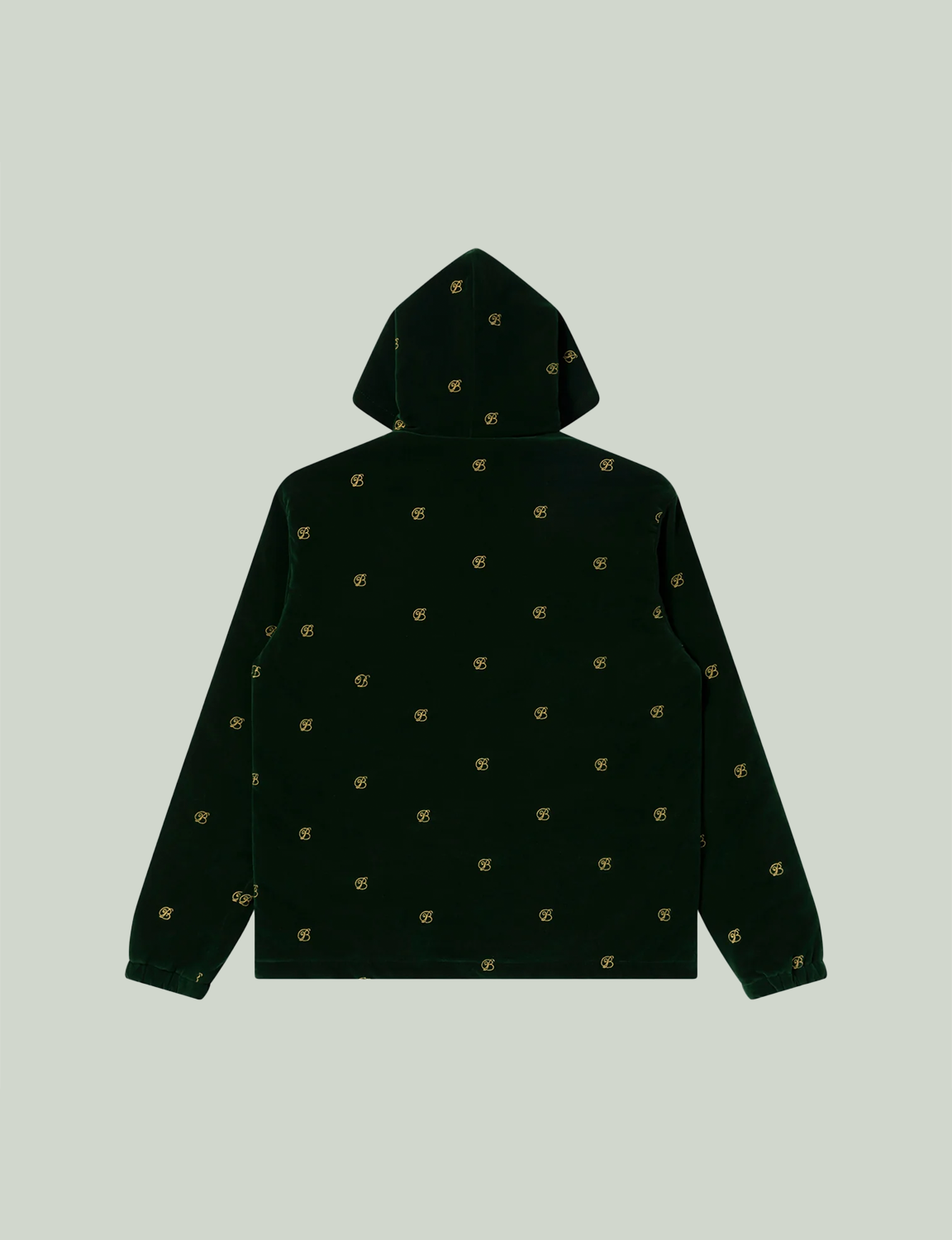 B EMBLEM PATTERNED JACKET