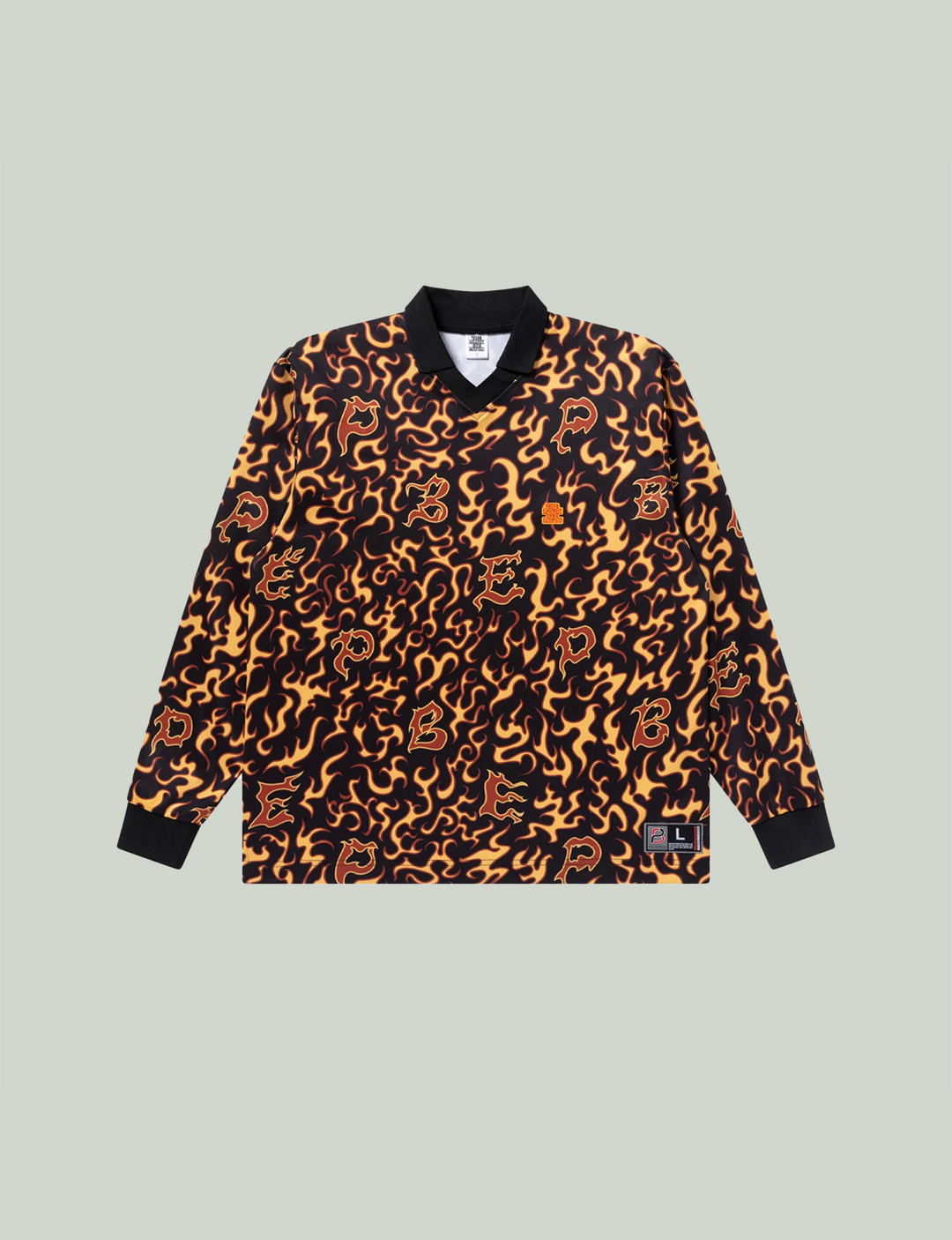 BlackEyePatch - FLAME PATTERNED GAME SHIRT – The Contemporary Fix Kyoto