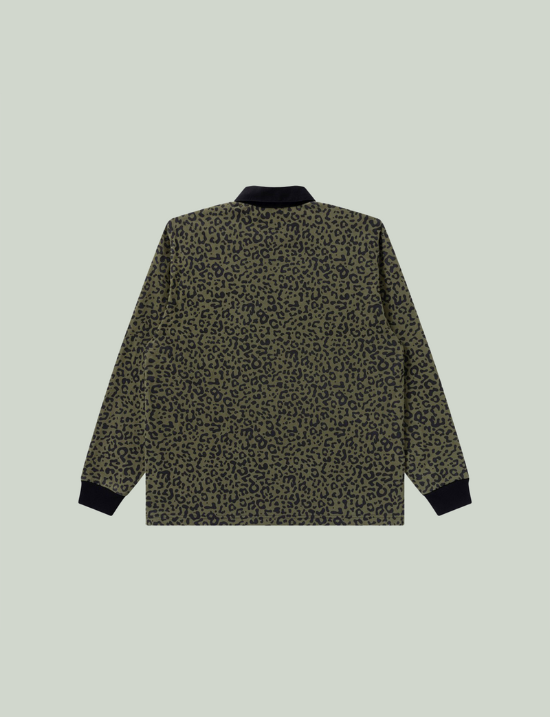 SMALL OG LEOPARD PATTERNED RUGBY SHIRT