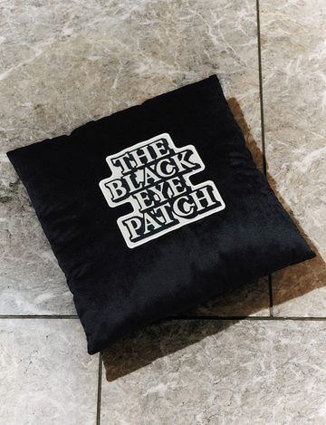 BlackEyePatch - OG LABEL VELOUR CUSHION – The Contemporary Fix Kyoto