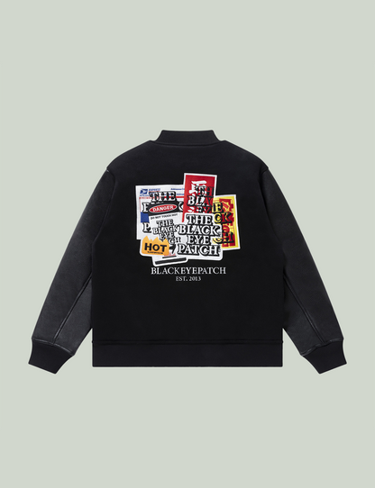 LABEL PACK PATCHED STADIUM JACKET