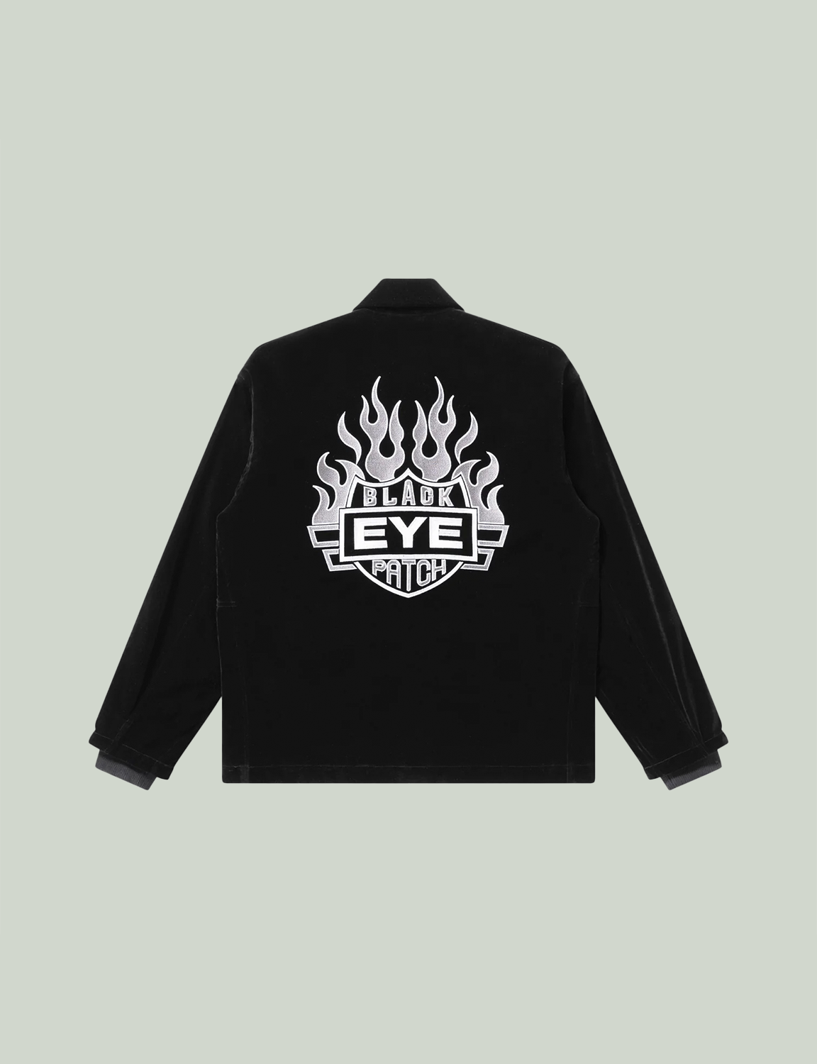 FLAME RIDER LOGO VELOUR RIDERS JACKET