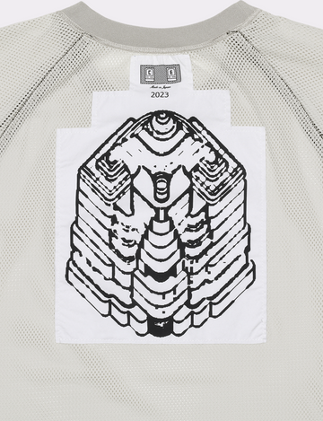 ネックUネックPHEENY/BASKET MESH RAGLAN SLEEVE(IVORY) - ニット/セーター