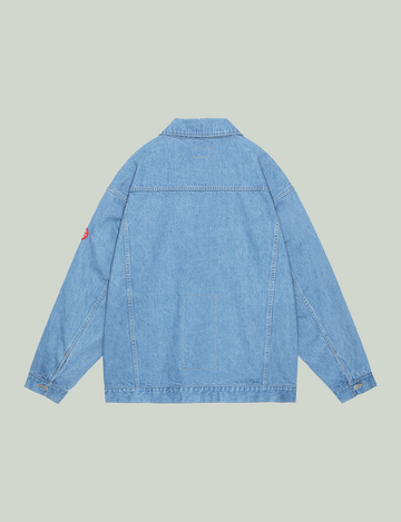 C.E - WASHED DENIM ZIP JACKET – The Contemporary Fix Kyoto