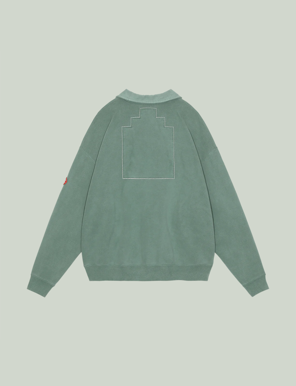 OVERDYE COLLARED HALF ZIP