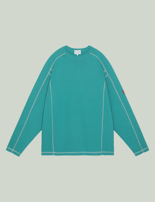 CREW NECK DBL KNIT LONG SLEEVE