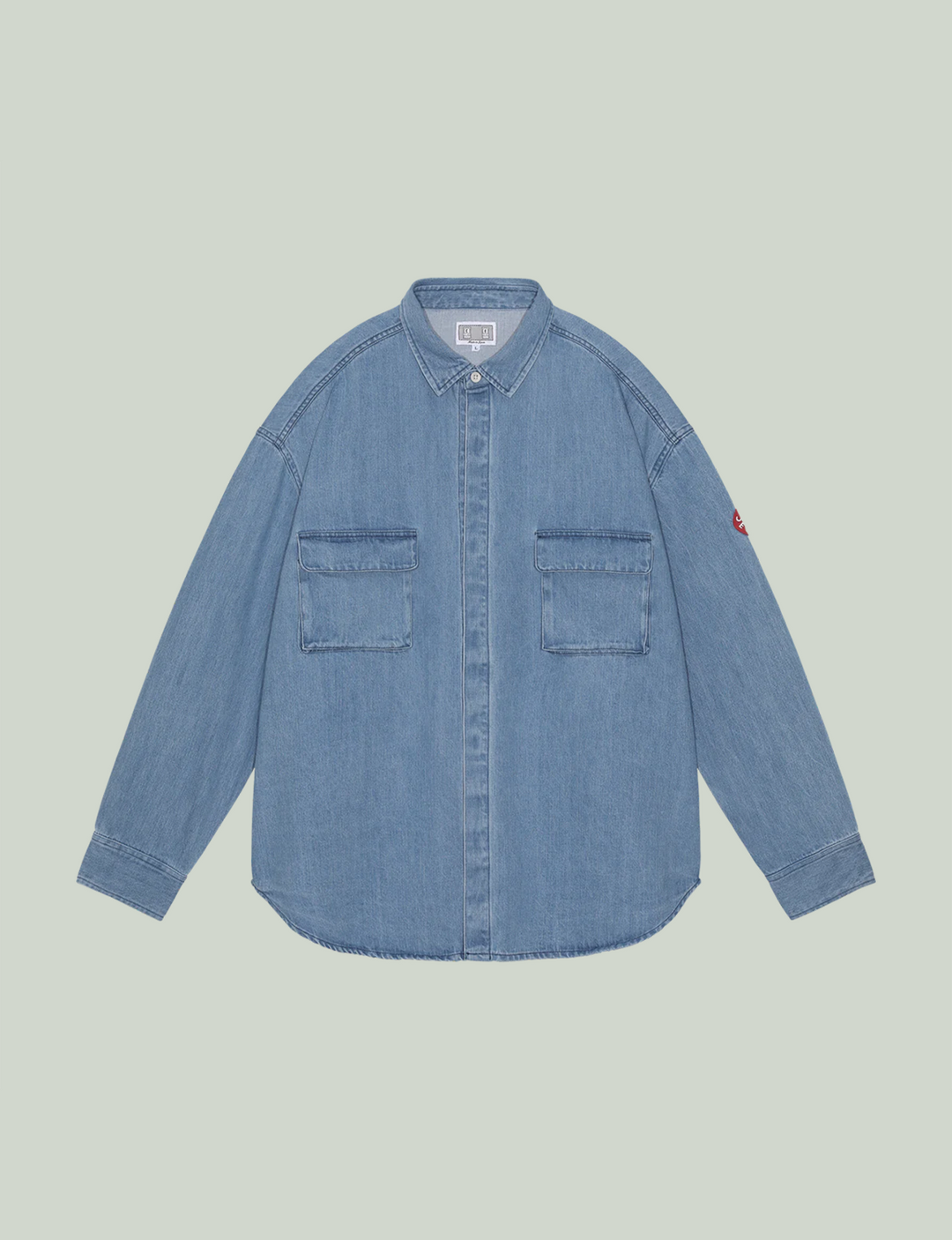 C.E - BLEACHED DENIM BIG SHIRT – The Contemporary Fix Kyoto