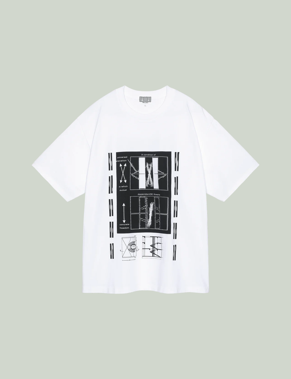 C.E CAV EMPT(シーイー) 2024AW Tシャツ ホワイト 通販