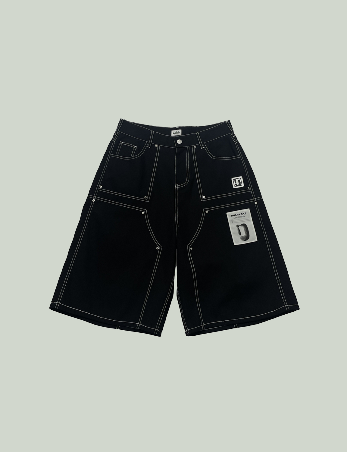 Double stitch short pants