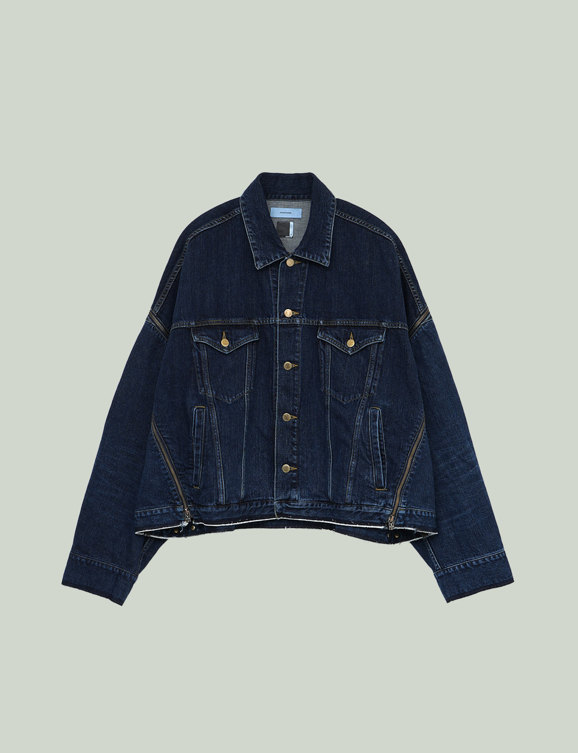 ZIPPER DENIM JACKET