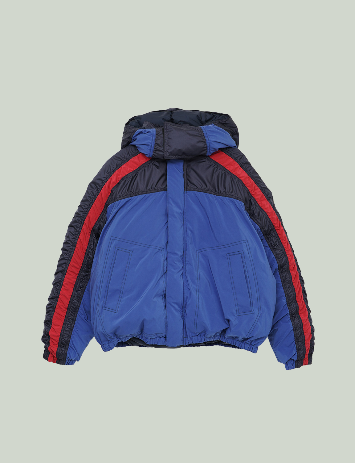 GATHERED SEAM DOWN JACKET