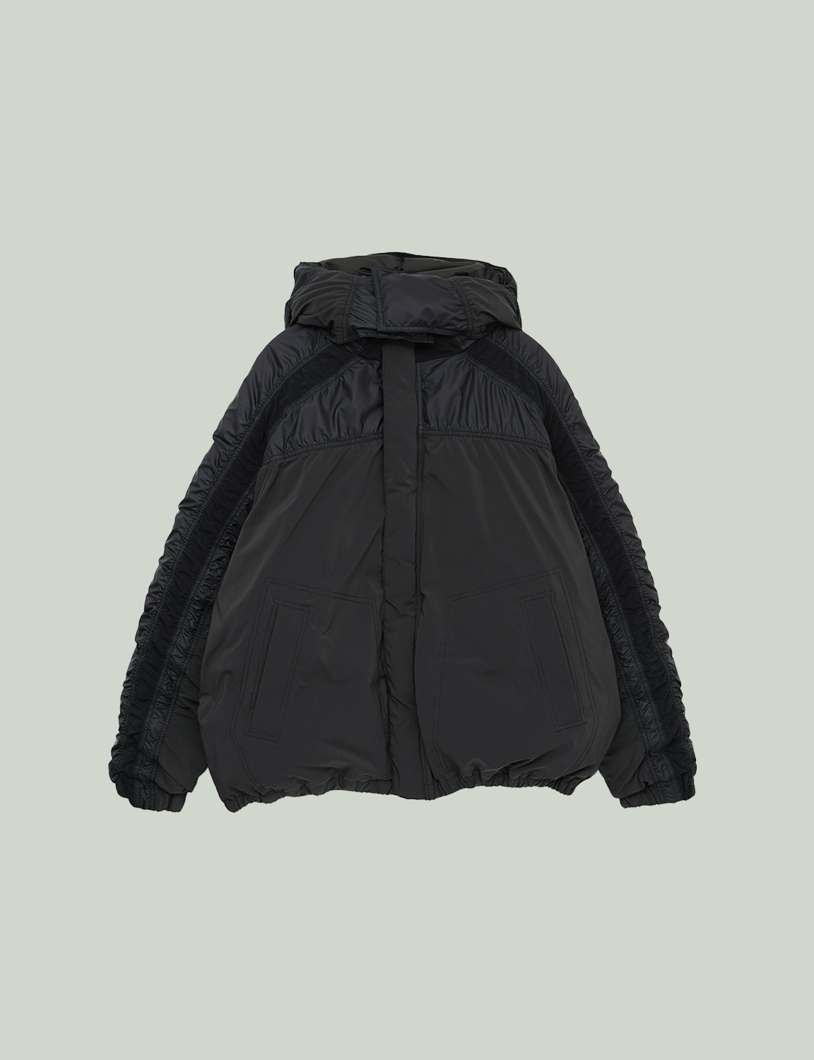 GATHERED SEAM DOWN JACKET