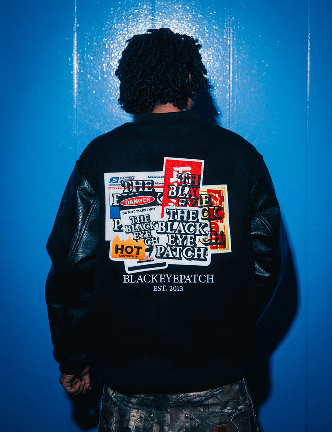 LABEL PACK PATCHED STADIUM JACKET