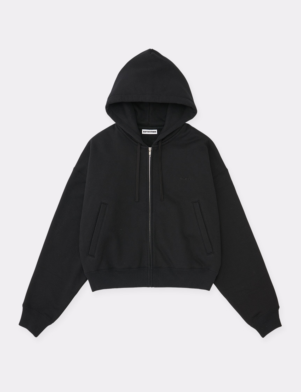 SOHY SHORT ZIP UP HOODIE