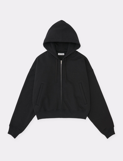 SOHY SHORT ZIP UP HOODIE