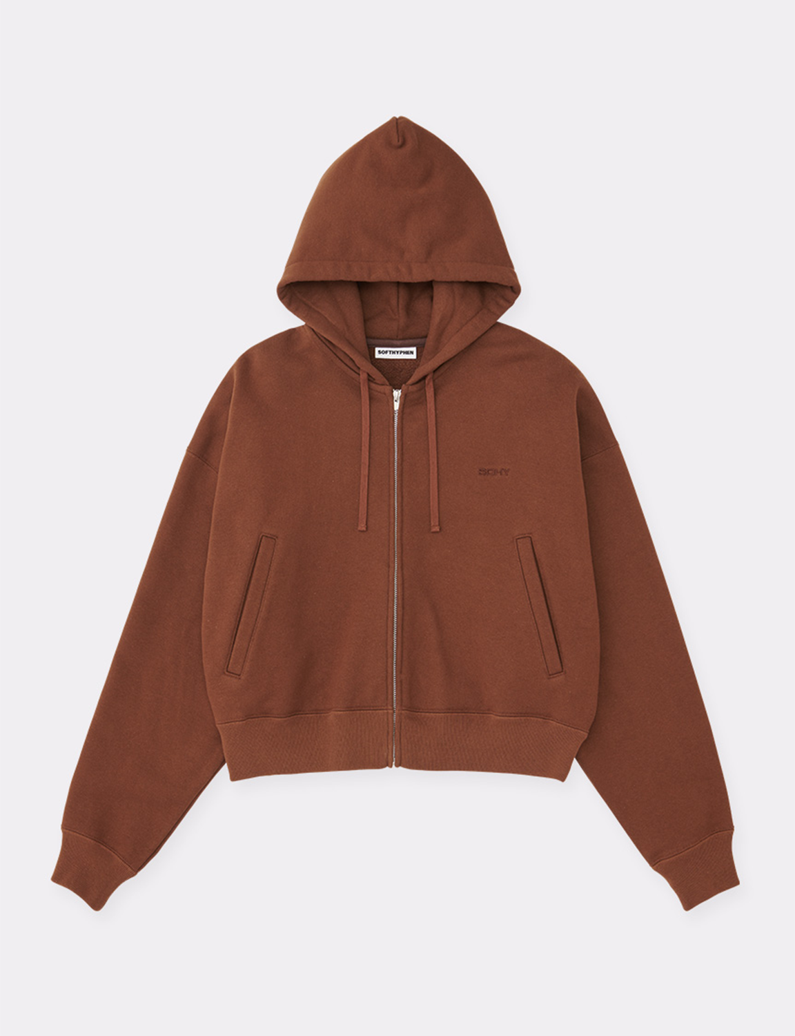 SOHY SHORT ZIP UP HOODIE