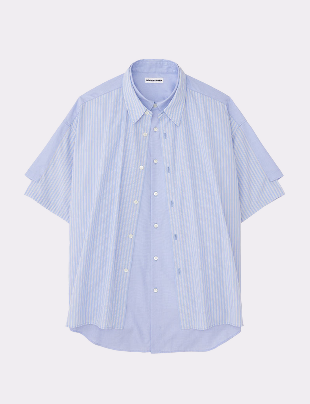 SOFTHYPHEN - DOUBLE FRONT OVER SIZED SIGNATURE S/S SHIRT – The Contemporary  Fix Kyoto