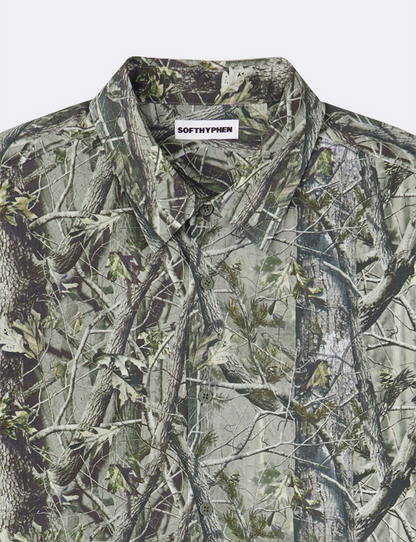 CAMO PATTERNED OVER SIZED SHIRT