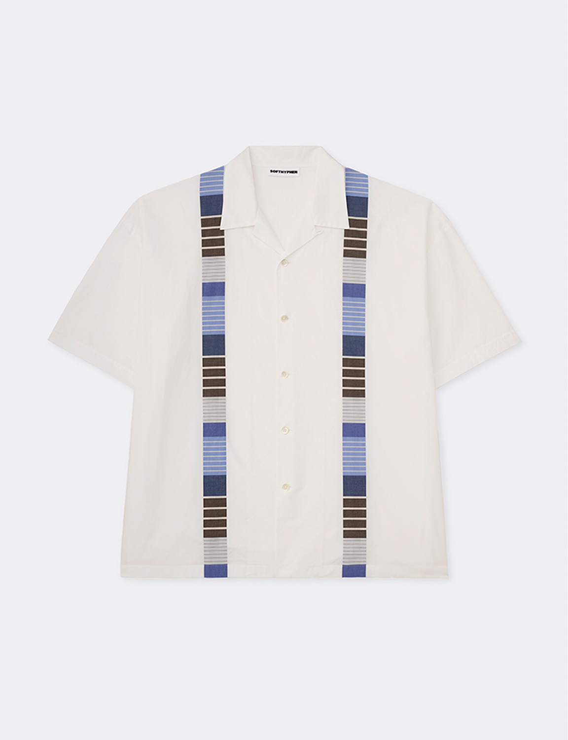 BORDER STRIPE CUBAN S/S SHIRT