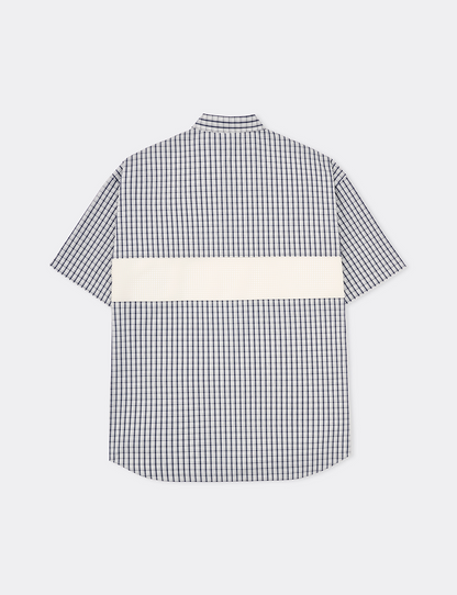 MESH SWITCHED PULLOVER S/S SHIRT