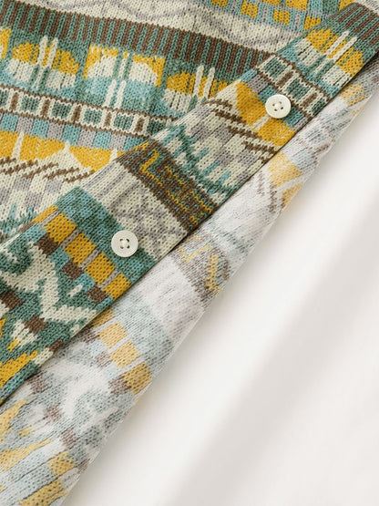 FAIRISLE TROMPE L'OEIL SHIRT