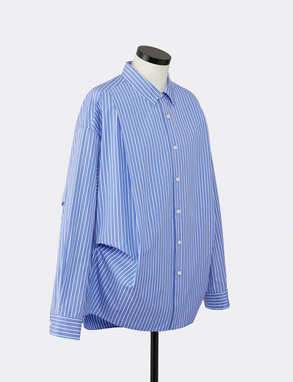 THOMAS MASON TUCKED DETAIL OVERSIZED SHIRT