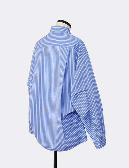 THOMAS MASON TUCKED DETAIL OVERSIZED SHIRT