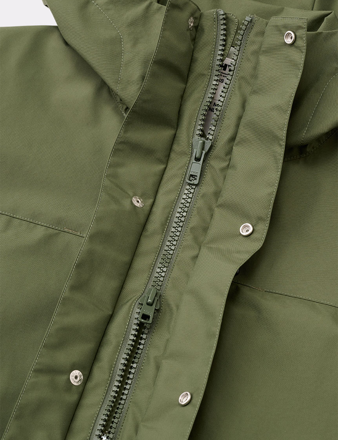 LAYERED NYLON SHELL COAT