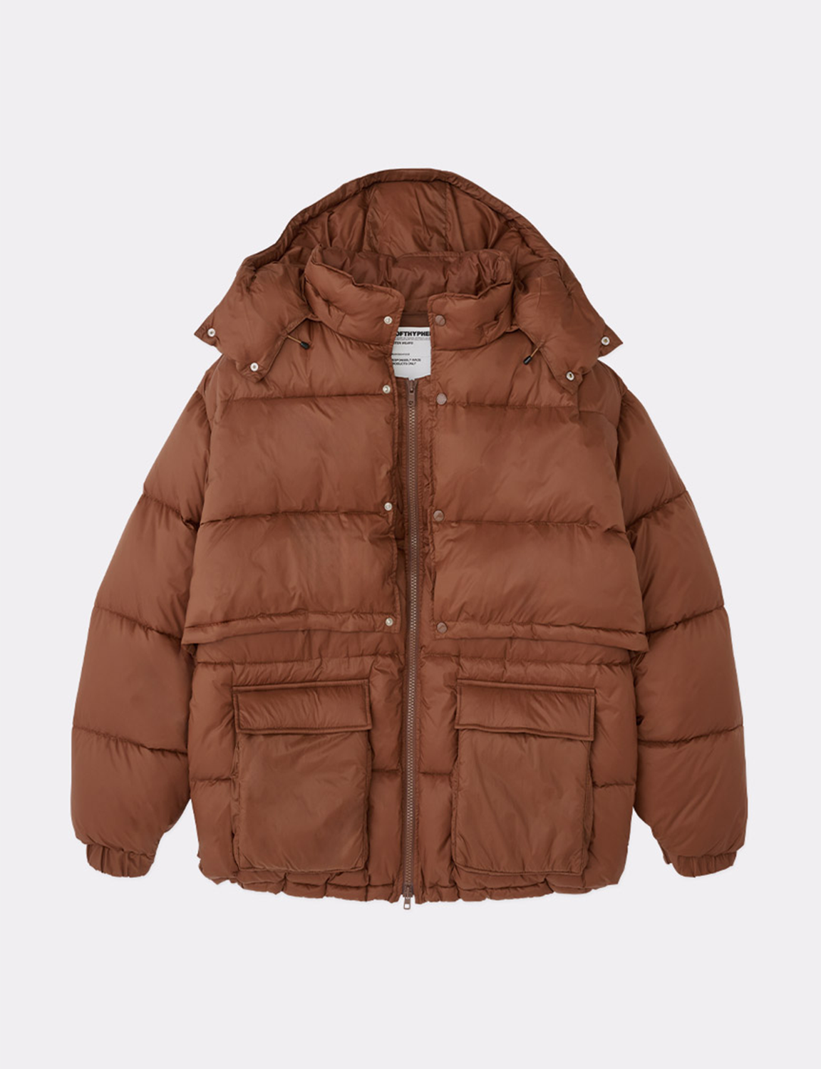 LAYER FRONT PUFFER JACKET