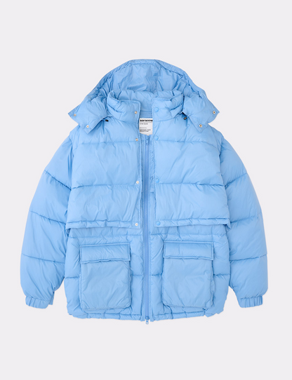 LAYER FRONT PUFFER JACKET