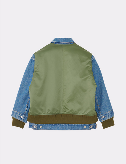 BACK TO FRONT MA-1 DENIM JACKET