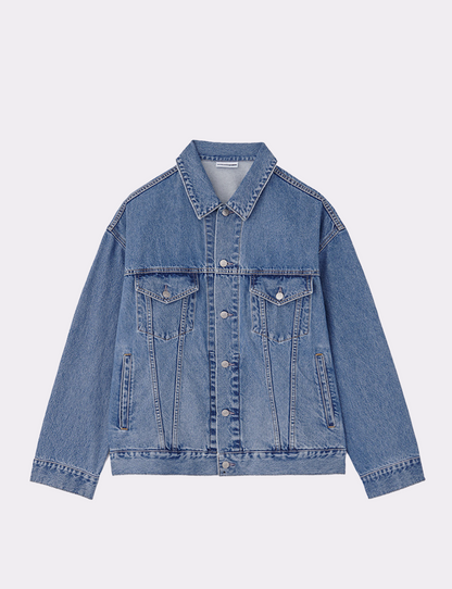 ARMHOLE SLIT DENIM JACKET