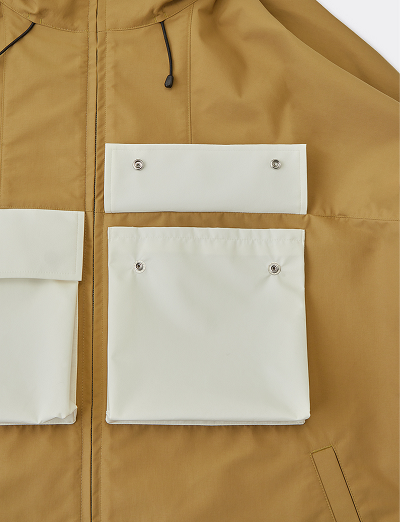 BIG POCKET NYLON SHELL PARKA