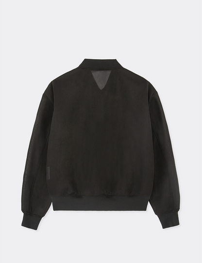 SHEER BOMBER BLOUSON