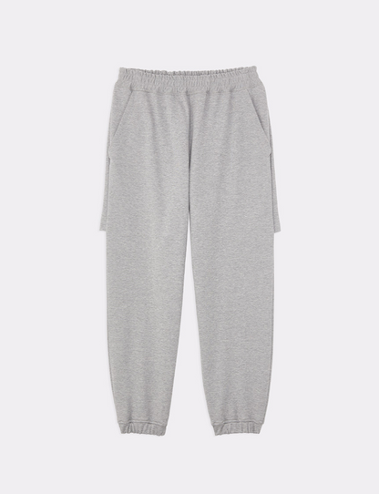 BACK LAYERED SWEAT PANTS