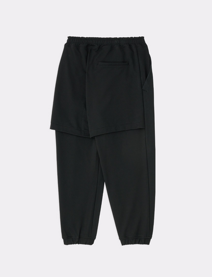 BACK LAYERED SWEAT PANTS