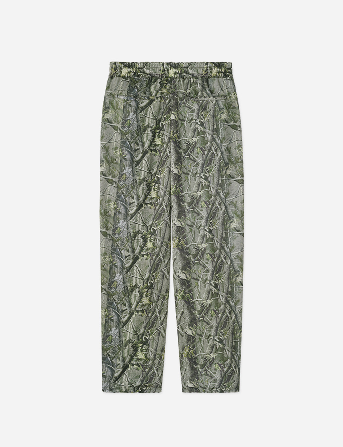 CAMO PATTERNED WIDE EASY PANTS