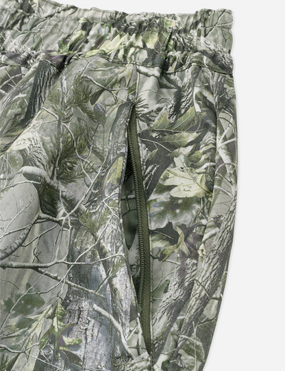 CAMO PATTERNED WIDE EASY PANTS