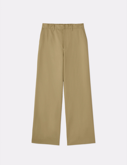 CHINO STRAIGHT WIDE TROUSERS