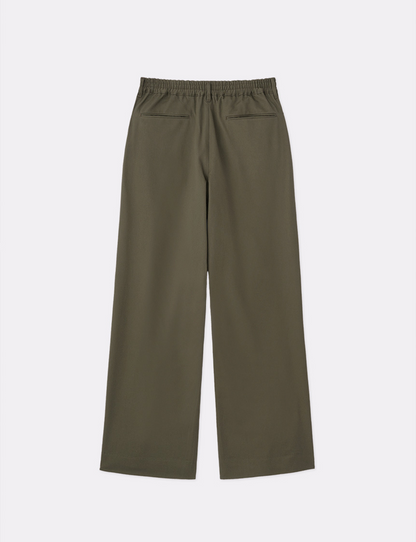 CHINO STRAIGHT WIDE TROUSERS