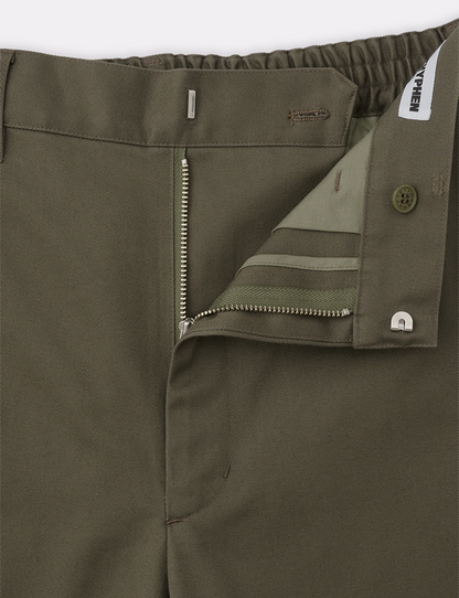 CHINO STRAIGHT WIDE TROUSERS