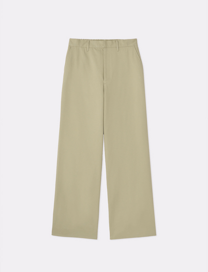 CHINO STRAIGHT WIDE TROUSERS