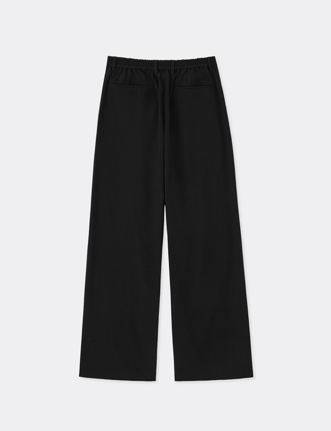 TAFFETA TUCKED EXTRA WIDE TROUSERS