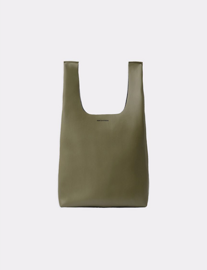 FAUX LEATHER CONVENIENCE BAG