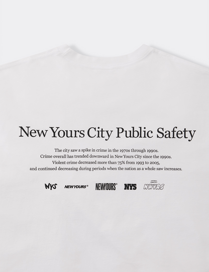 GRAPHIC L/S TEE / NEWYOURS CITY PUBLIC SAFETY