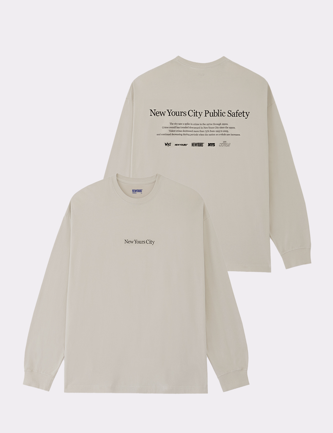 GRAPHIC L/S TEE / NEWYOURS CITY PUBLIC SAFETY