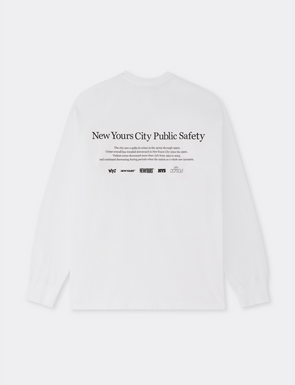 GRAPHIC L/S TEE / NEWYOURS CITY PUBLIC SAFETY